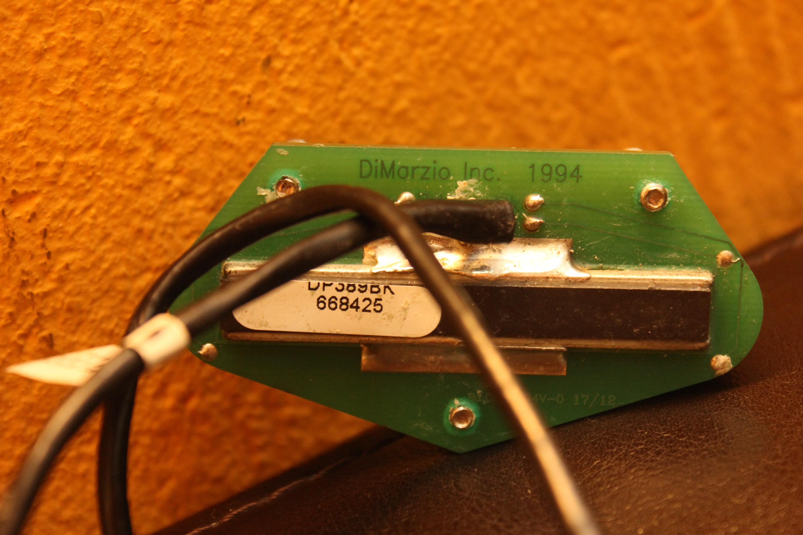 DiMarzio DP389BK Tone Zone T - Micro Humbucker Tele Bridge Noir 